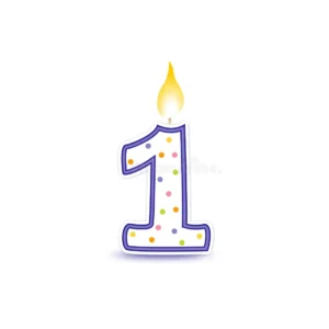 Birthday Candle 1