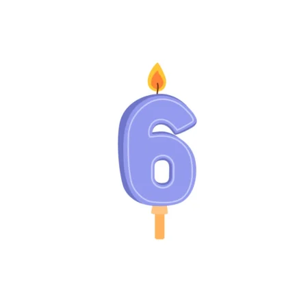 Birthday Candle 6