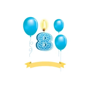 Birthday Candle 8