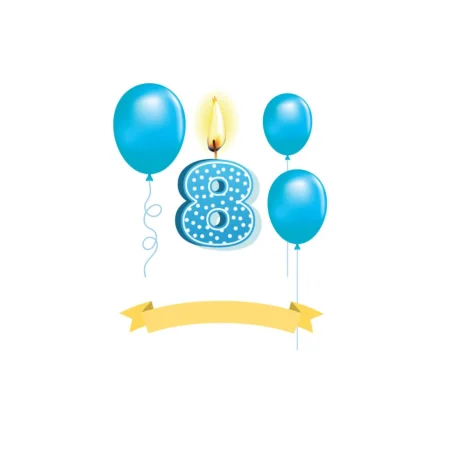 Birthday Candle 8