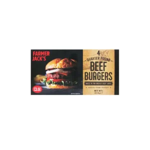 Farmer Jacks Beef Burgers