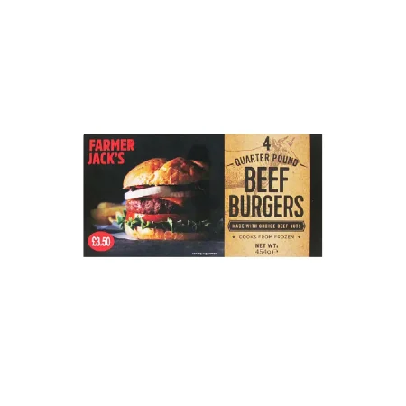 Farmer Jacks Beef Burgers