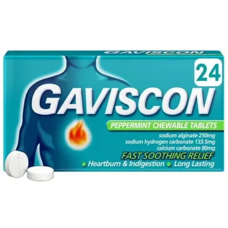 Gaviscon Gsl Peppermint Tabs
