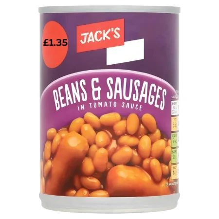 Jacks Bean/Sausages Pm145