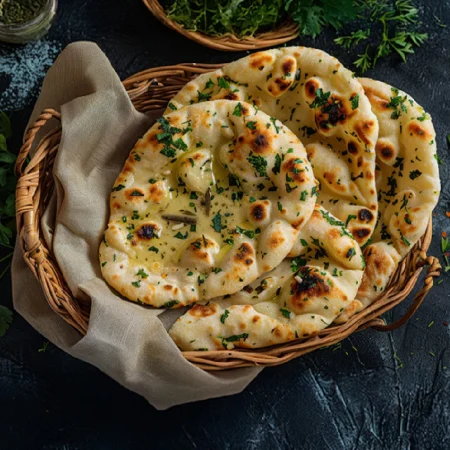 Leicester-Garlic/Coria Naan Bread 5pk