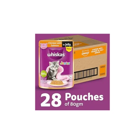 Whiskas Cat Tin Salmon/Jelly